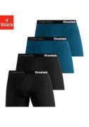 Bench. Lange boxershort met logo-opschrift in de band (set, 4 stuks)