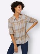 NU 20% KORTING: Casual Looks Flanellen blouse