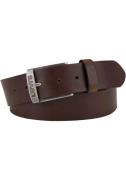 Levi's® Leren riem NEW DUNCAN met een gestempeld logo op de gesp