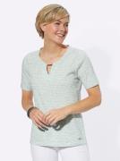 Casual Looks Shirt met korte mouwen Gestreept shirt (1-delig)