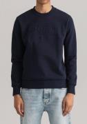 NU 20% KORTING: Gant Sweatshirt D1. TONAL ARCHIVE SHIELD C-NECK met lo...