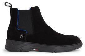 NU 20% KORTING: Tommy Hilfiger Chelsea-boots PREMIUM TH SUEDE HYBRID C...