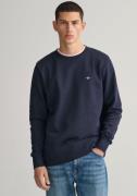 Gant Sweatshirt REG SHIELD C-NECK SWEAT met logoborduursel op borsthoo...