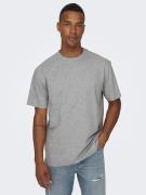 ONLY & SONS Shirt met ronde hals ONSFRED RLX SS TEE