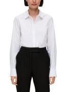 NU 20% KORTING: s.Oliver BLACK LABEL Klassieke blouse met verborgen kn...
