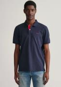 Gant Poloshirt REG CONTRAST PIQUE SS RUGGER met contrastkleurige inzet...