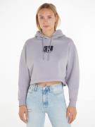 NU 20% KORTING: Calvin Klein Hoodie PRINTED BOX CROPPED HOODIE