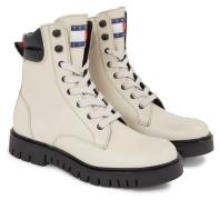 TOMMY JEANS Hoge veterschoenen TJW LACE UP BOOT met zacht verdikte ran...