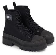 TOMMY JEANS Hoge veterschoenen TJW FOXING CANVAS BOOT met praktische a...