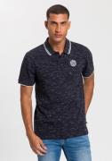 NU 20% KORTING: H.I.S Poloshirt in markante mêlee-look