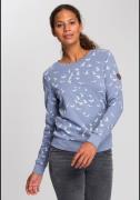 NU 20% KORTING: KangaROOS Sweatshirt met modieuze minimal-print all-ov...