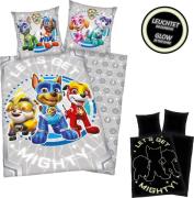 PAW PATROL Kinderovertrekset met "glow in the dark" effect