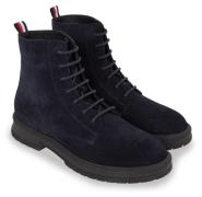 Tommy Hilfiger Hoge veterschoenen HILFIGER CORE SUEDE BOOT met gestree...