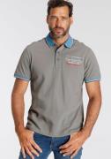 NU 20% KORTING: Man's World Poloshirt met kleine print op de borst