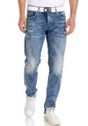 NU 20% KORTING: Cipo & Baxx Destroyed jeans Regular in gebruikte look