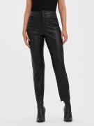 Vero Moda Imitatieleren broek VMBRENDA HR STRAIGHT PL ANK PANT NOOS