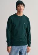 NU 20% KORTING: Gant Sweatshirt REG SHIELD C-NECK SWEAT met logoborduu...