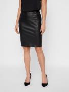 NU 20% KORTING: Vero Moda Imitatieleren rok VMBUTTERSIA HW COATED SKIR...