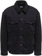 ONLY & SONS Jeansjack ONSRICK OVZ BLACK 6942 TEDDY DNM JACKET