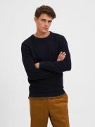 SELECTED HOMME Trui met ronde hals SLHVINCE LS KNIT BUBBLE CREW NECK N...