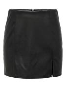 NU 20% KORTING: Only Imitatieleren rok ONLLENI FAUX LEATHER SLIT SKIRT...