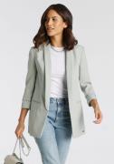 Laura Scott Lange blazer met aangerimpelde mouwen