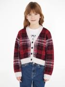 Tommy Hilfiger Vest TOMMY TARTAN CARDIGAN