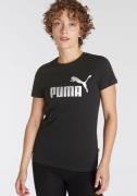 NU 20% KORTING: PUMA T-shirt ESS+ Metallic Logo Tee