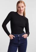 pieces Trui met ronde hals PCCRISTA LS O-NECK KNIT NOOS BC