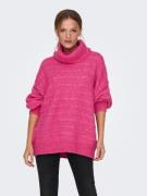 NU 20% KORTING: Only Coltrui ONLCELINA LIFE LS LOOSE ROLLNECK CC KNT