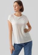 Vero Moda Shirt met ronde hals VMAVA PLAIN SS TOP GAJRS NOOS