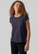 Vero Moda Shirt met ronde hals VMAVA PLAIN SS TOP GAJRS NOOS