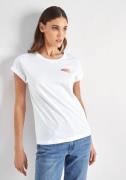 HECHTER PARIS T-shirt met een stijlvol logoborduursel op borsthoogte