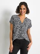 NU 20% KORTING: Classic Inspirationen Blouse met korte mouwen