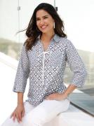 NU 20% KORTING: Classic Basics Gedessineerde blouse