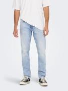 NU 20% KORTING: ONLY & SONS Regular fit jeans WEFT