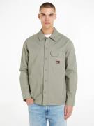 TOMMY JEANS Overhemd met lange mouwen TJM ESSENTIAL SOLID OVERSHIRT