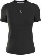 Calvin Klein T-shirt WOVEN LABEL RIB REGULAR TEE