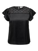 NU 25% KORTING: ONLY CARMAKOMA Shirtblouse CARHANNABELL SS TOP WVN BF