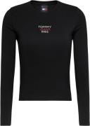 TOMMY JEANS Shirt met lange mouwen Slim Fit Essential Logo Longsleeve ...