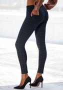 Lascana Legging met geruit design