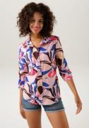 Aniston CASUAL Overhemdblouse met kleurrijke, grafische print - nieuwe...