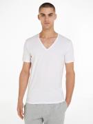 Calvin Klein Shirt met V-hals Modern Cotton Stretch (Set van 2)