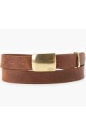 NU 20% KORTING: Levi's® Leren riem PLAQUE BELT