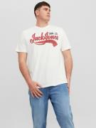 NU 20% KORTING: Jack & Jones PlusSize Shirt met ronde hals JJELOGO TEE...