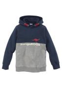 KangaROOS Hoodie Colourblocking tweekleurig met logoprint