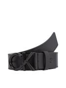NU 20% KORTING: Calvin Klein Leren riem ADJ CK METAL BOMB