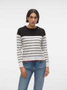 Vero Moda Gebreide trui VMALMA LS O-NECK RAGLAN PULLOVER BOO