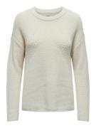 Only Trui met ronde hals ONLBELLA LIFE LS DETAIL O-NECK CC KNT