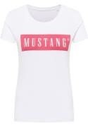 MUSTANG Shirt met korte mouwen Style Alina C Logo Tee